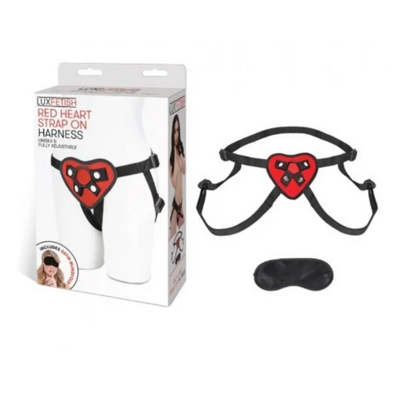 Red Heart Strap-on Harness