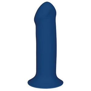 Cushion Core 7 inch girthy and thermo-reactive blue dildo. This dildo has a suction cup base and is strap on harness compatible. It comes in a cardboard box with a plastic inlay - both widely recyclable. Buy today from Sapphoric sex shop! Sapphoric is a queer owned small business with the aim to provide an inclusive and friendly shopping space for queer women and non-binary people.