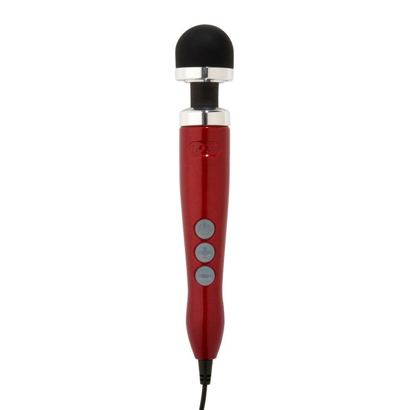 Doxy Die Cast 3 Wand in Candy Red is main powered. Buy today from Sapphoric sex shop! Sapphoric is a queer owned small business with the aim to provide an inclusive and friendly shopping space for queer women and non-binary people.