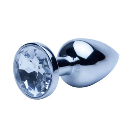 Precious Metal Silver Butt Plug Large