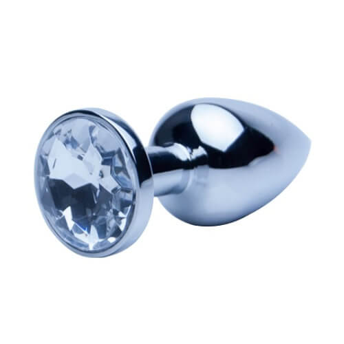 Precious Metal Silver Butt Plug Small