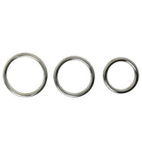 Sportsheets Seamless Metal O-Ring, 3 Pack