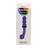 Spectrum Ribbed G-Spot/P-Spot Glass Dildo