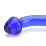 Spectrum Ribbed G-Spot/P-Spot Glass Dildo