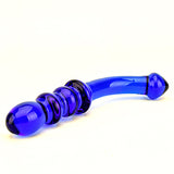 Spectrum Ribbed G-Spot/P-Spot Glass Dildo